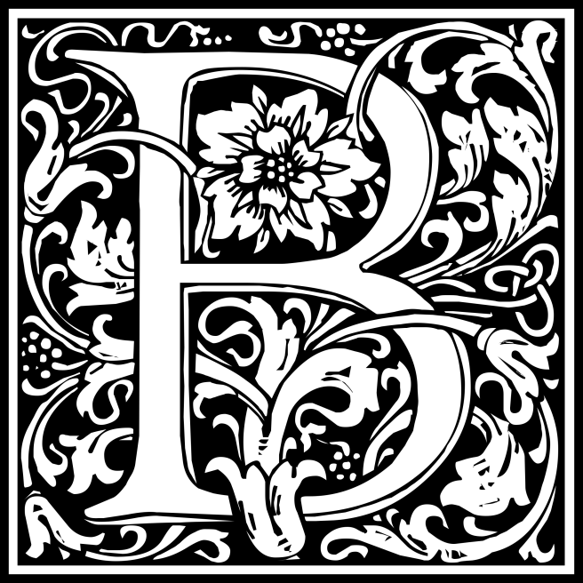 william-morris-letter-b